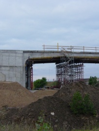 B4 Horner Straße - Umfahrung Maissau Widerlagererrichtung