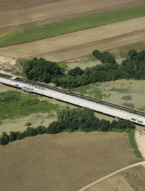 A6 Nordost Autobahn - Brücke über die Leitha