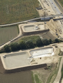 A5 Nord Autobahn - Gewässerschutzanlage