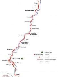 Übersichtskarte Mariazellerbahn