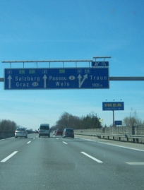 A1 Wegweiser Traun