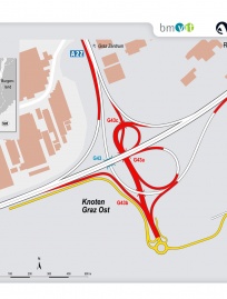 A2 Graz Ost - Streckengrafik