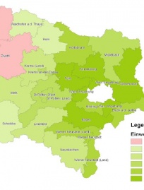Verkehrsmodell Niederösterreich - Bevölkerungsentwicklung