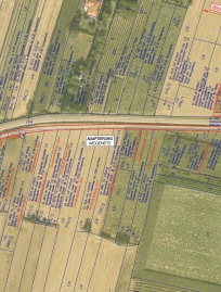 ÖBB Krems - Herzogenburg: Lageplan Variante Ersatzprojekt EK 1