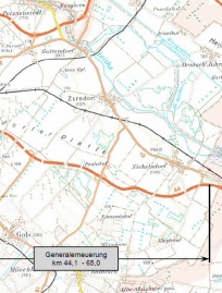 Generalerneuerung A4 Neusiedl - Staatsgrenze: Projektgebiet