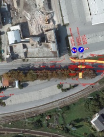 Radweg Herzogenburg - Lageplan