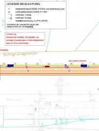 Lageplan Bahnsteig 1 Kottingbrunn